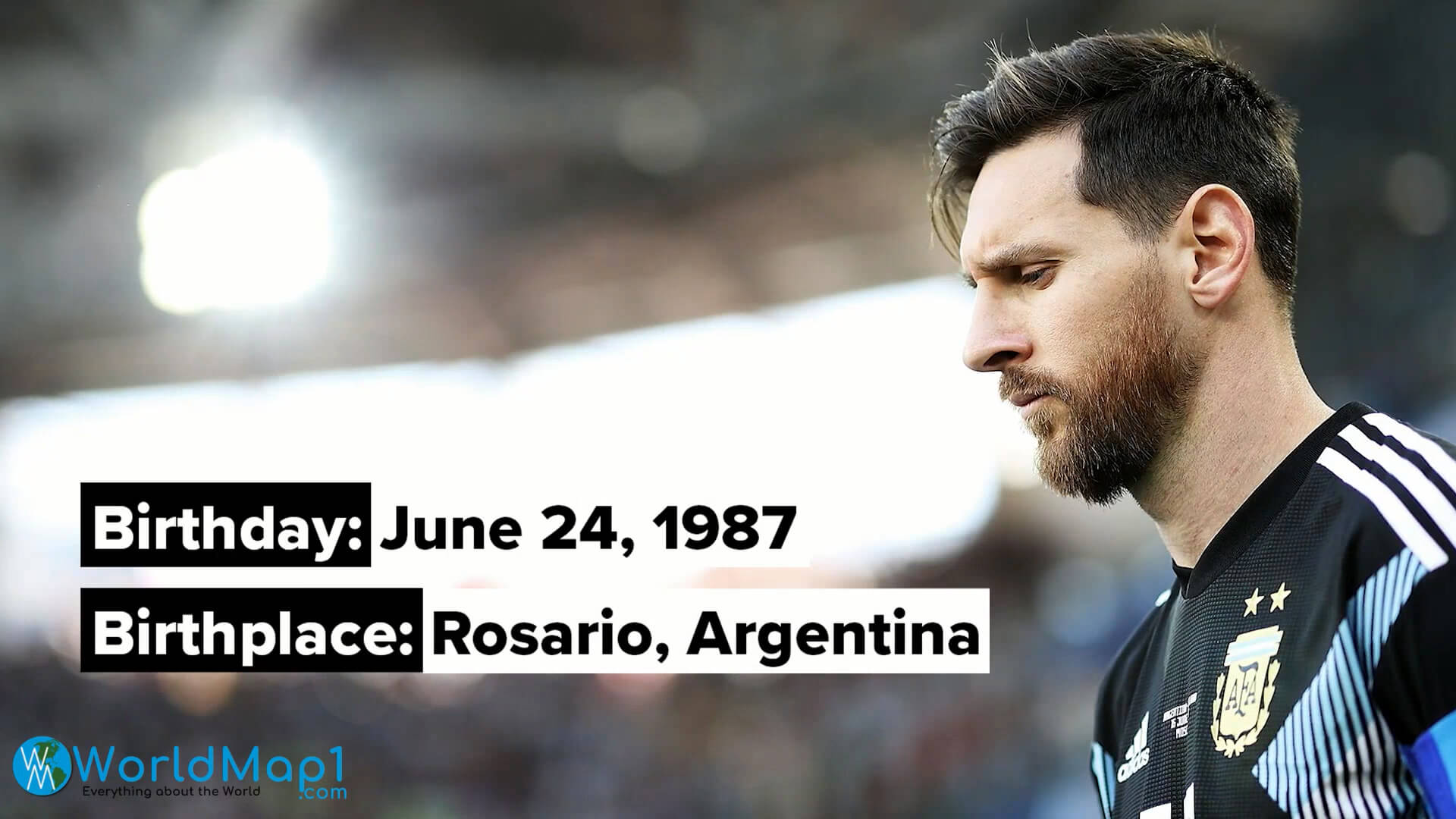 Messi wurde 1987 in Argentinien geboren